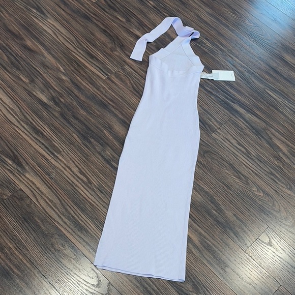 NWT- Elegant Lavender One-Shoulder Dress by Wilfred (Aritzia) size 2/XS - Picture 8 of 8